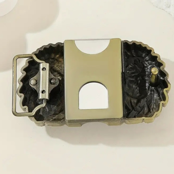 New Native American lighter belt buckle - Picture 2 of 2